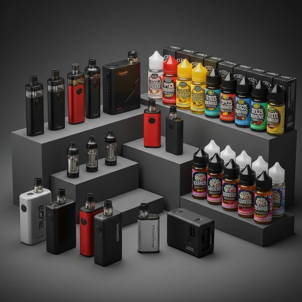 Featured vape brands and products